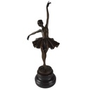 Bronzeskulptur Bronzefigur Ballerina Balletttänzerin #39241
