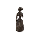 Bronzeskulptur Bronzefigur Tischglocke Bronze Figur Skulptur
