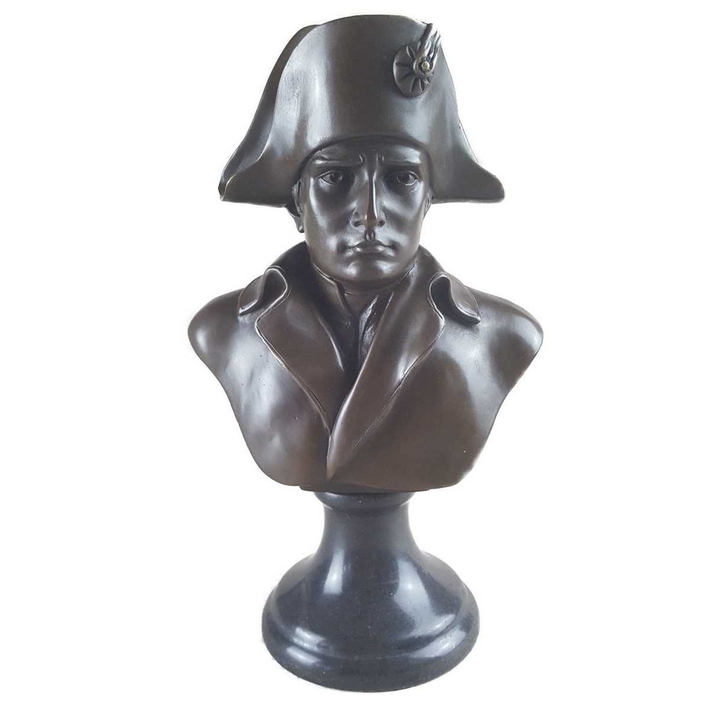 [LA-39270] Bronzeskulptur Bronzefigur Büste Bronze Napoleon