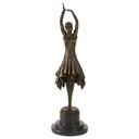Bronzeskulptur Bronzefigur Namens Miss Kita Frau Tänzerin