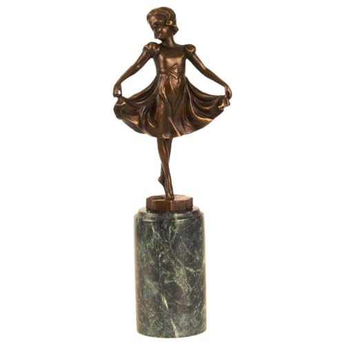 [LA-39317] Bronzeskulptur Bronzefigur Namens Lieselotte Mädchen Kleine Tänzerin
