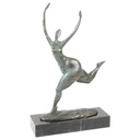 Bronzeskulptur Bronzefigur Frau Abstrakt-Stil