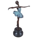 Bronzeskulptur Bronzefigur Ballerina Balletttänzerin #43233