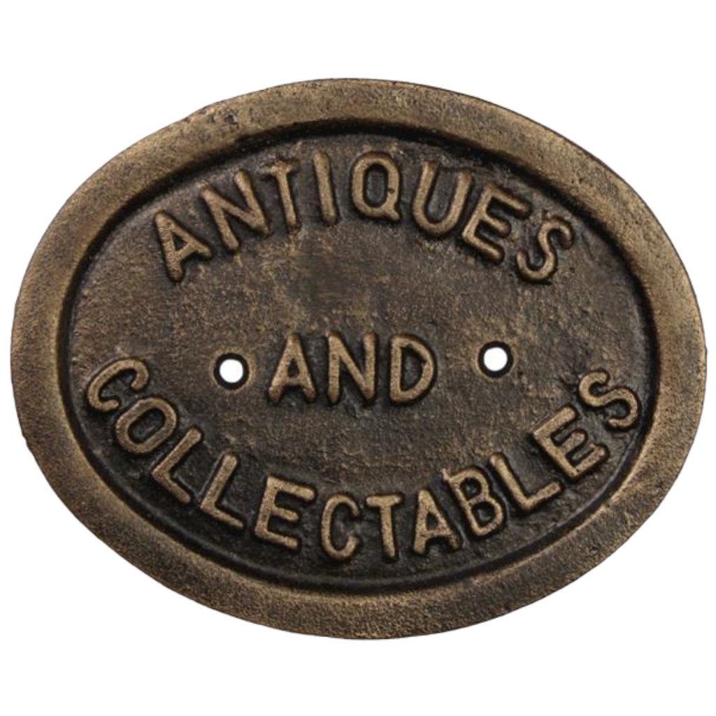 [LA-43518] Wandschild Wandplakette Gusseisen Antiques And Collectables