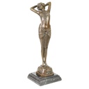 Bronzeskulptur Bronzefigur Frau Reveil Enthüllung