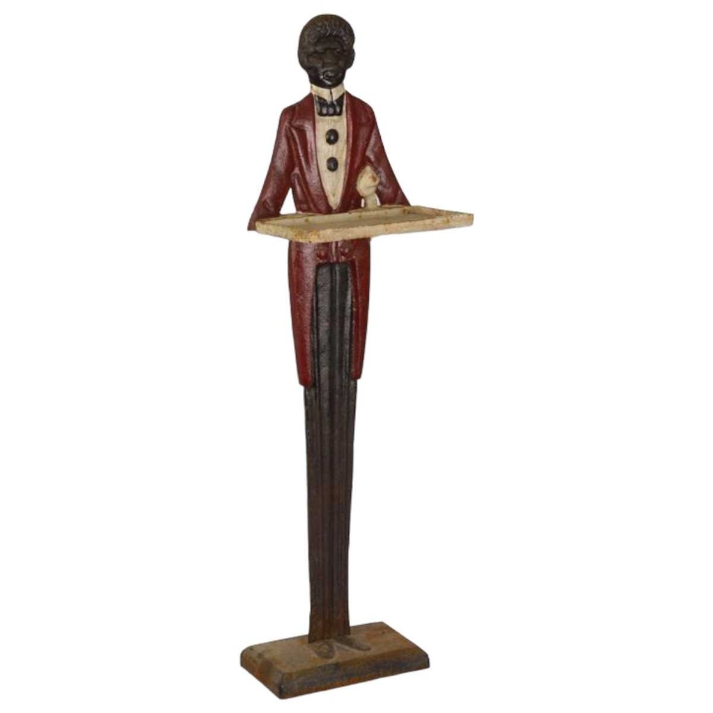 [LA-43908] Visitenkartenhalter Visitenkartenständer Aufsteller Gusseisen figural