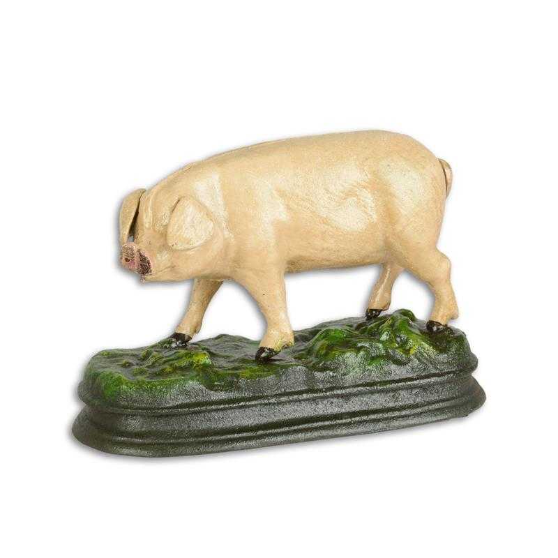 [LA-43928] Skulptur Figur Gusseisen Schwein