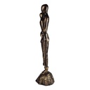 Figur Skulptur Gusseisen sich Umarmendes Paar - Bronze-Look