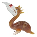 Figur Glas Murano-Stil Pelikan Miniatur