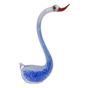 Figur Glas Murano-Stil Schwan Miniatur