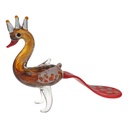 Figur Glas Murano-Stil Pfau Miniatur