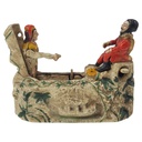 Spardose Geldbank Skulptur Gusseisen Mechanisch Worlds Fair