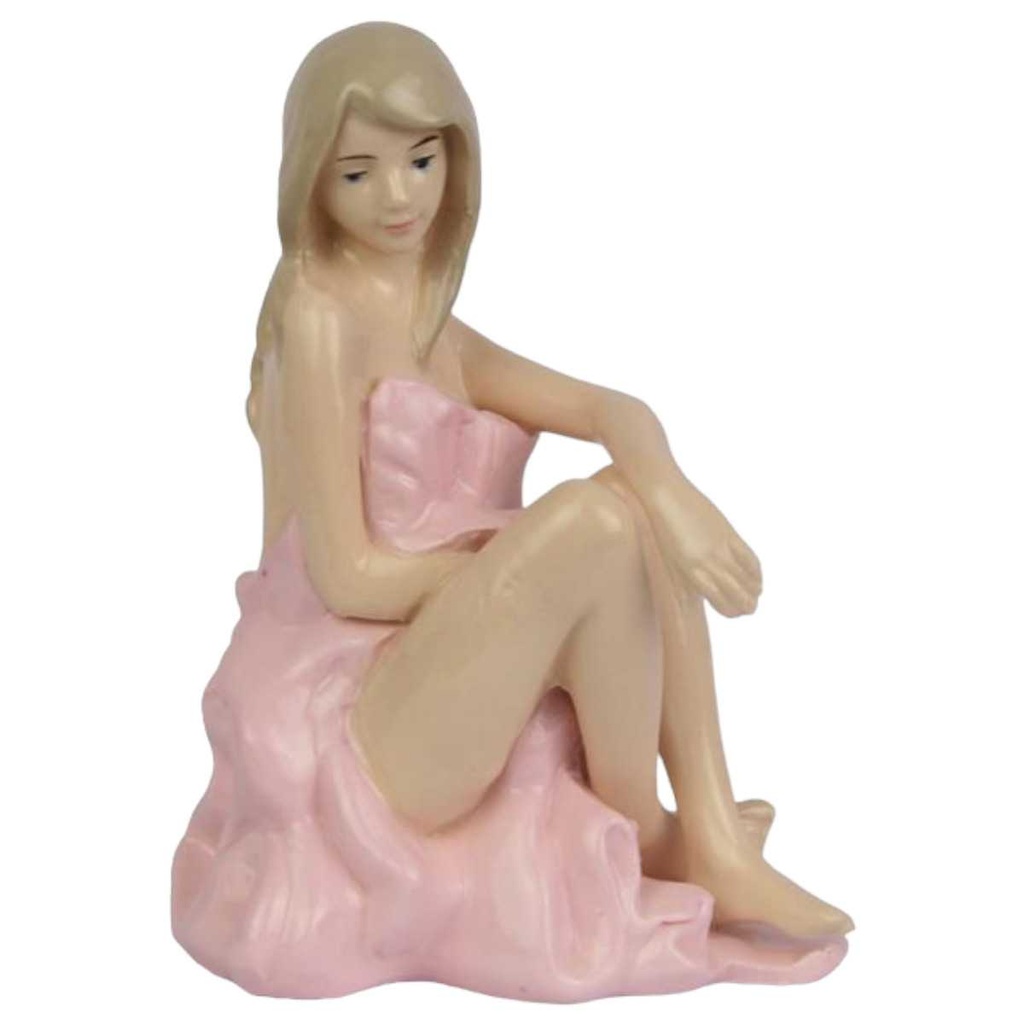 [LA-45003] Figur Porzellan Sitzender Tänzer