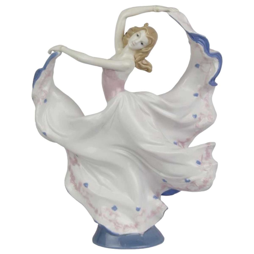 [LA-45011] Figur Porzellan Tänzer