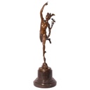 Bronzeskulptur Bronzefigur Merkur