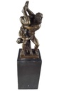 Bronzeskulptur Bronzefigur Bronze Herkules und Diomedes