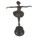 Bronzeskulptur Bronzefigur Ballerina Balletttänzerin #45620