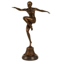 Bronzeskulptur Bronzefigur Con Brio