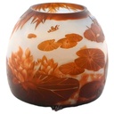 Vase Kameeglas Seerosenteich