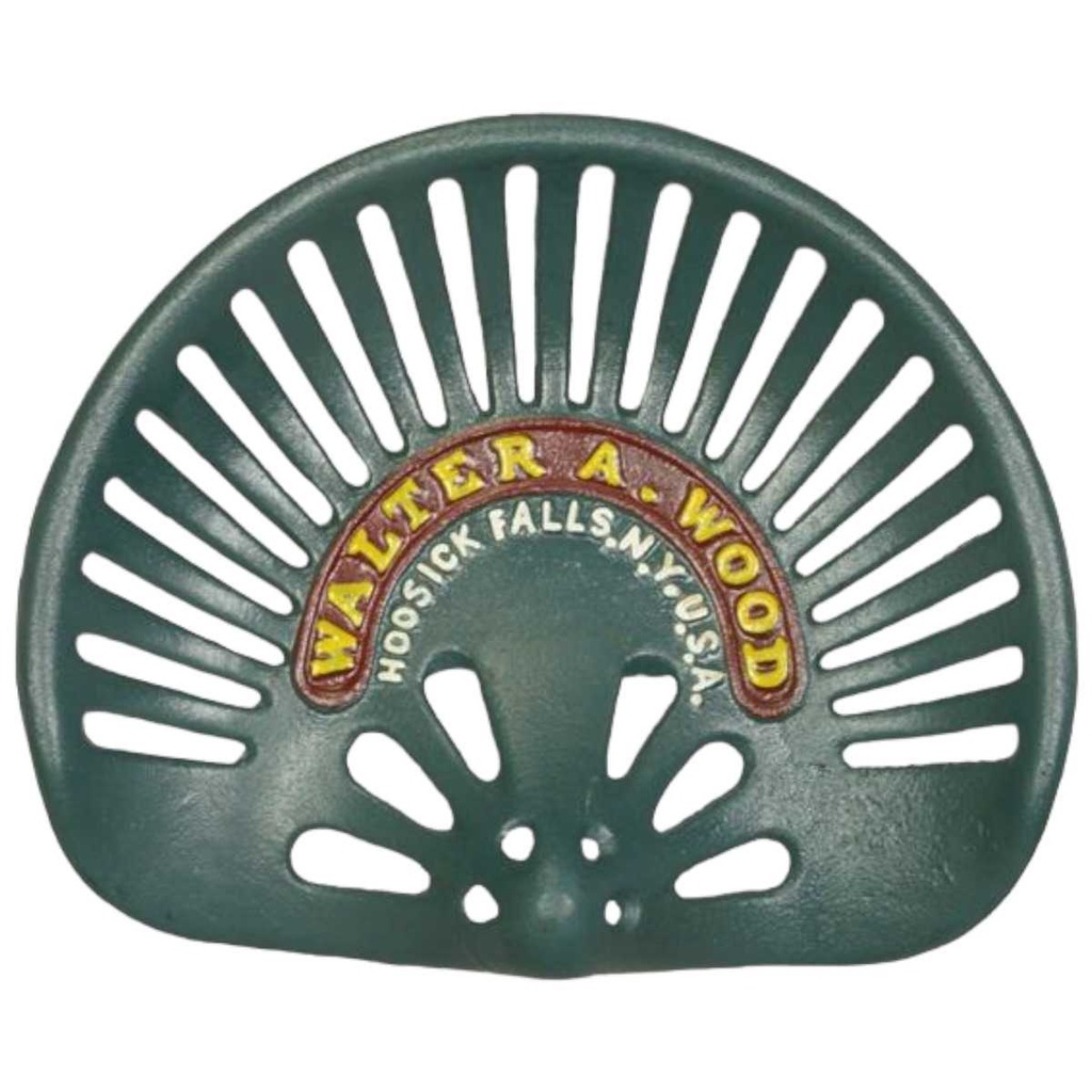 [LA-45993] Traktorsitz Wanddekoration Deko Grau Gusseisen Walter A. Wood