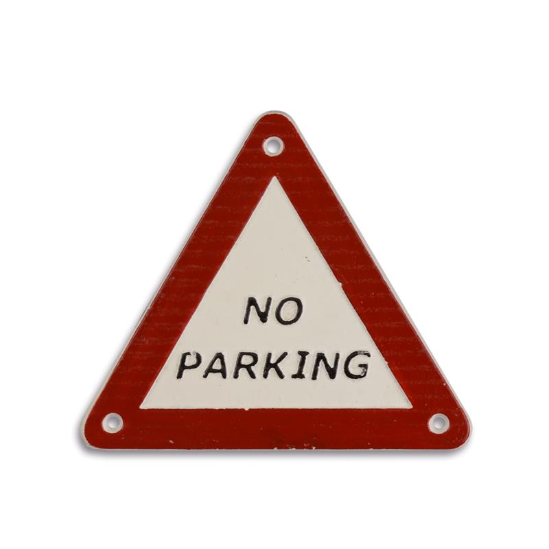 [LA-46158] Wandschild Wandplakette Gusseisen No Parking
