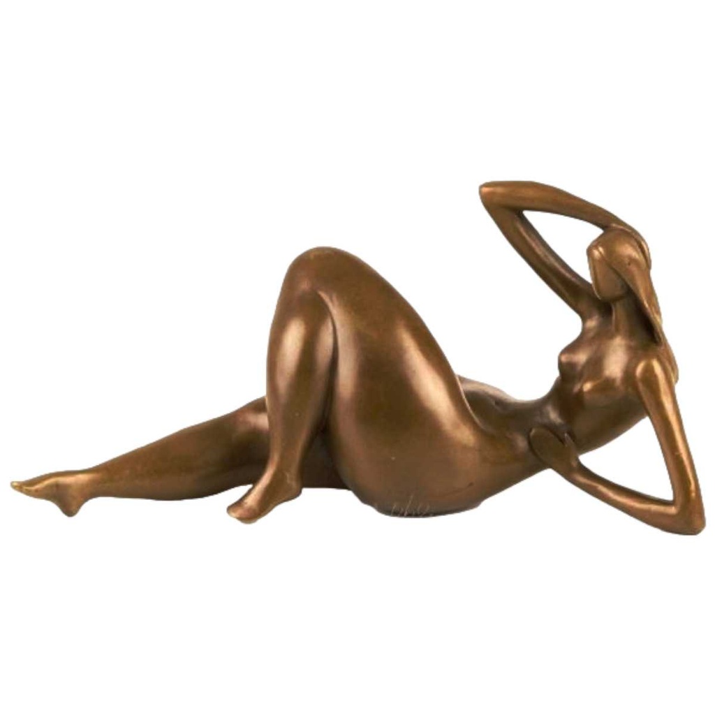[LA-46256] Bronzeskulptur Bronzefigur Weiblicher Akt
