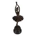 Bronzeskulptur Bronzefigur Ballerina Balletttänzerin