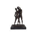 Bronzeskulptur Bronzefigur Erotik Liebesakt Nackte Gays Boys Jungs Männer Paar #46523