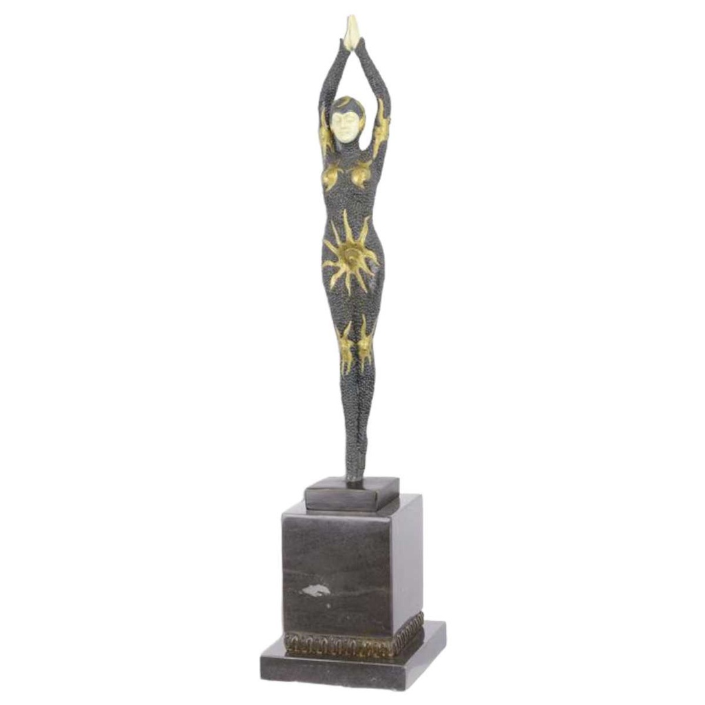 [LA-46526] Bronzeskulptur Bronzefigur Starfish