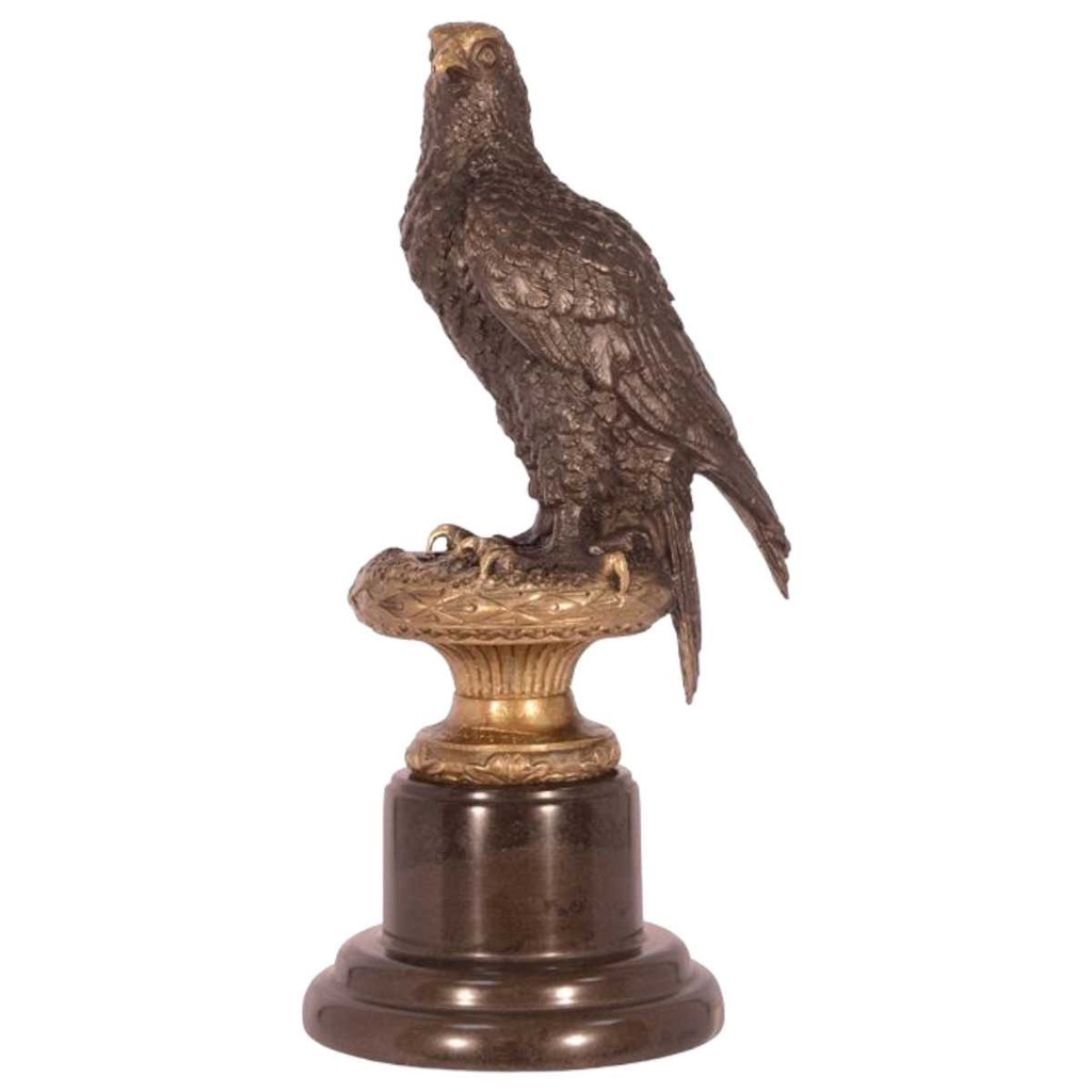 [LA-47118] Bronzeskulptur Bronzefigur Adler #47118