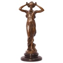 Bronzeskulptur Bronzefigur Nymphe Des Tals
