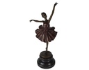 Bronzeskulptur Bronzefigur Ballerina Balletttänzerin #49794