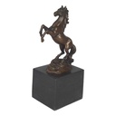 Bronzeskulptur Bronzefigur Aufzuchthengst