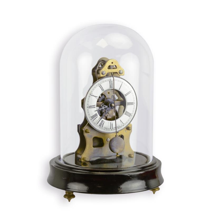 [LA-58521] Tischuhr Mechanisch unter Glasdom