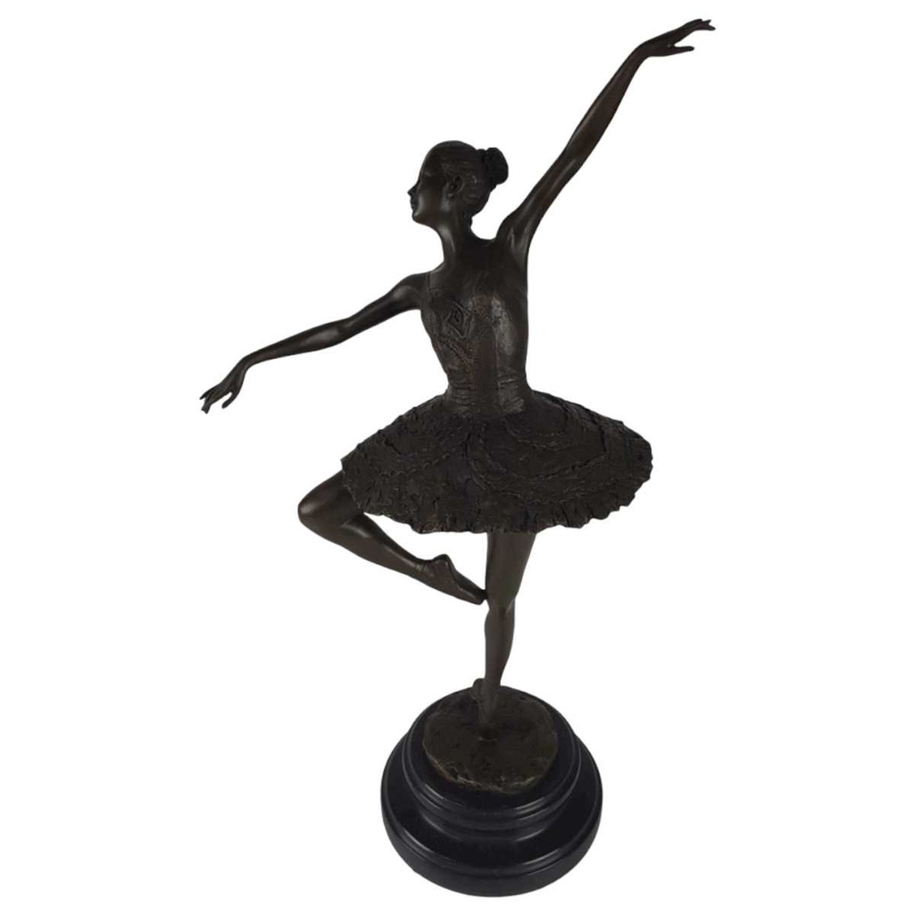 [LA-59719] Bronzeskulptur Bronzefigur Ballerina Balletttänzerin #59719