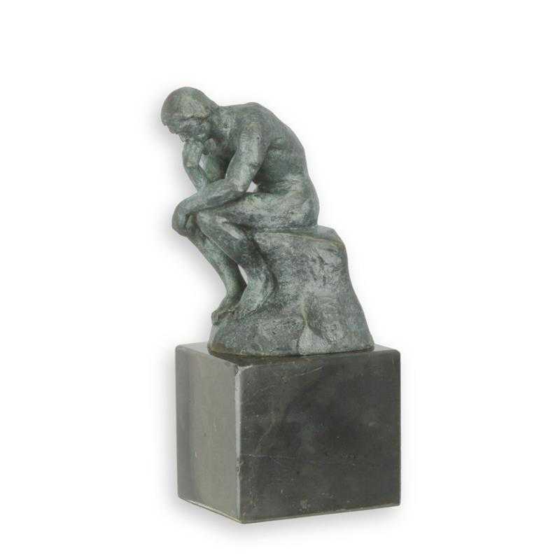 [LA-60153] Bronzeskulptur Bronzefigur Der Denker