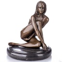 Bronzeskulptur Bronzefigur Weiblicher Akt #62677