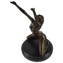 Bronzeskulptur Bronzefigur Frau Akt