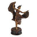 Bronzeskulptur Bronzefigur Tänzerin