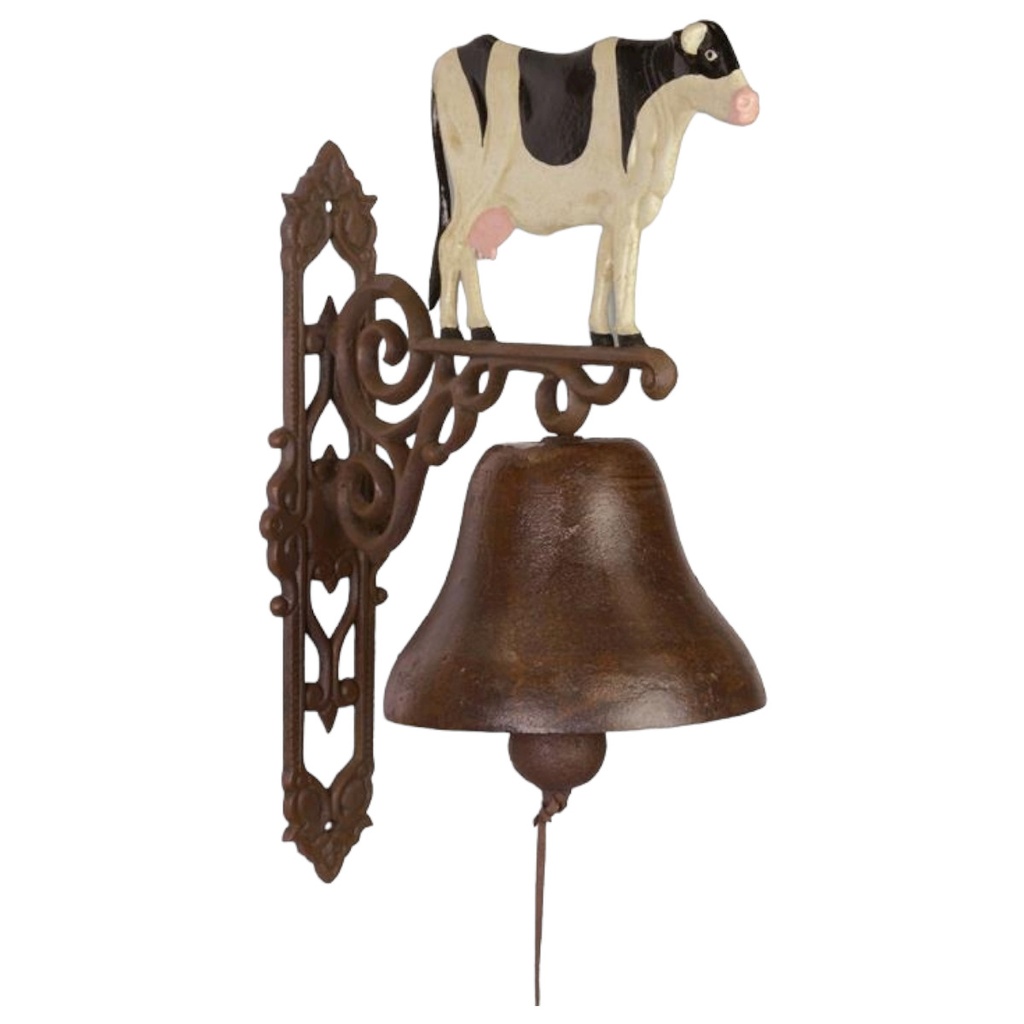 [LA-70987] Glocke Gusseisen Kuh Groß