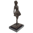 Bronzeskulptur Bronzefigur Mädchen Tänzerin im Alter von vierzehn Jahren