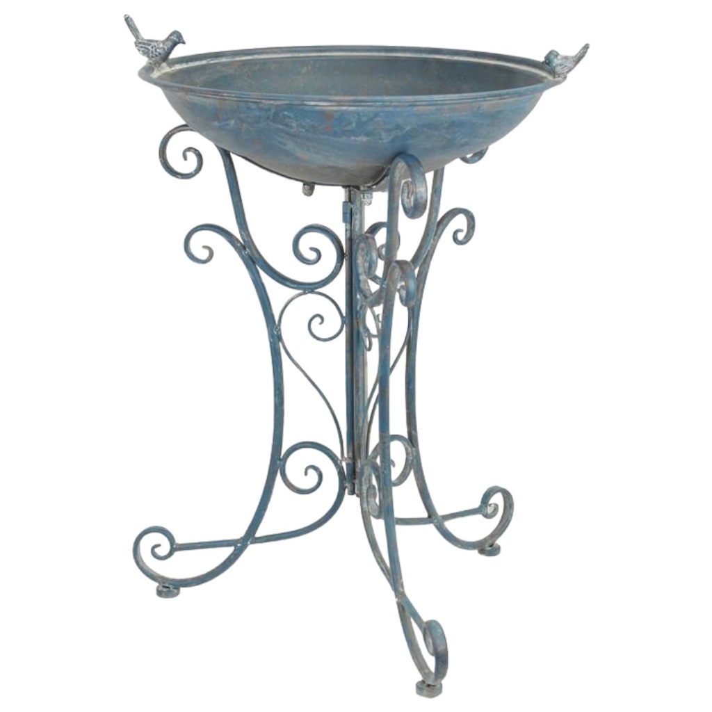 [LA-81771] Vogelbad Eisen Alt-Blau