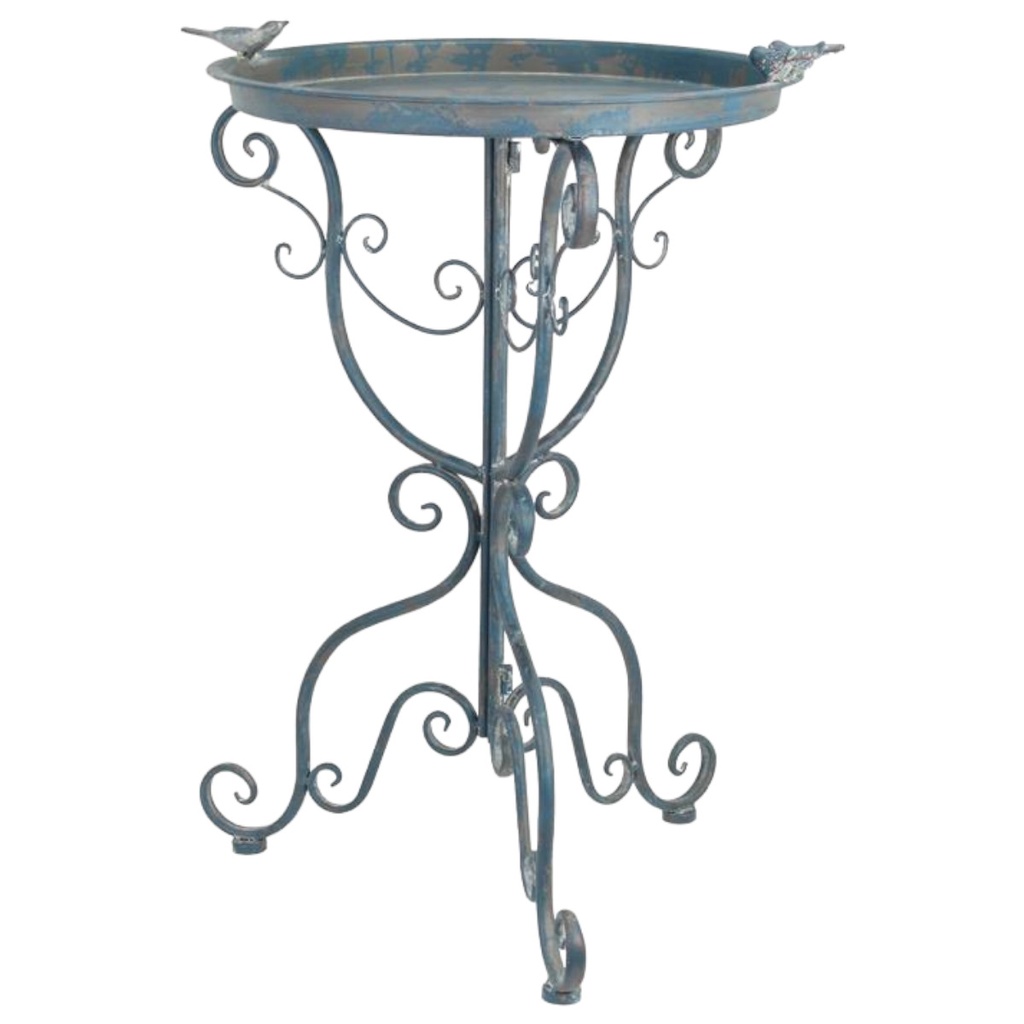 [LA-81772] Vogelbad Eisen Alt-Blau