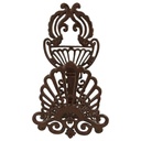 Schlauchhalter Gusseisen Ornamental