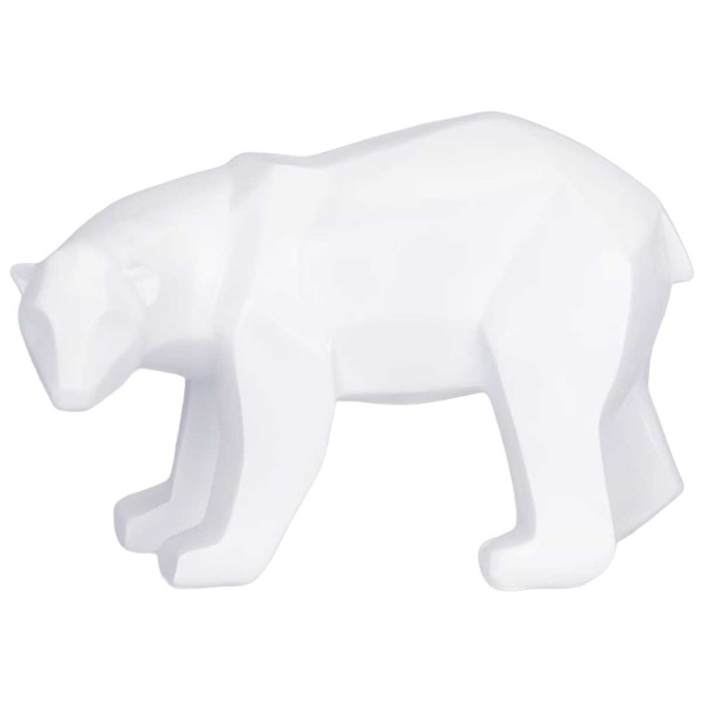 [LA-82263] Figur Skulptur Polygonal Kunstharz Eisbär