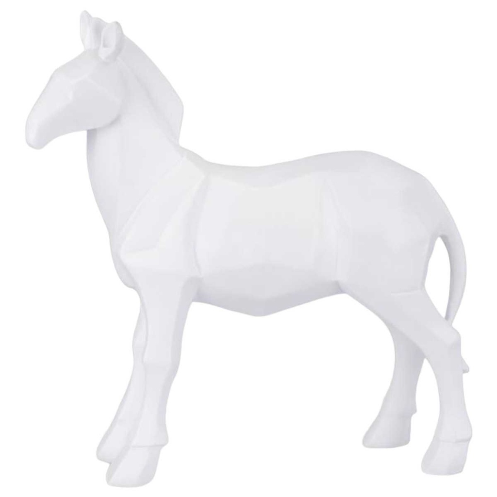 [LA-82269] Figur Skulptur Polygonal Kunstharz Pferd