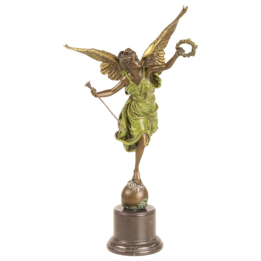 [LA-82482] Bronzeskulptur Bronzefigur Der geflügelte Sieg