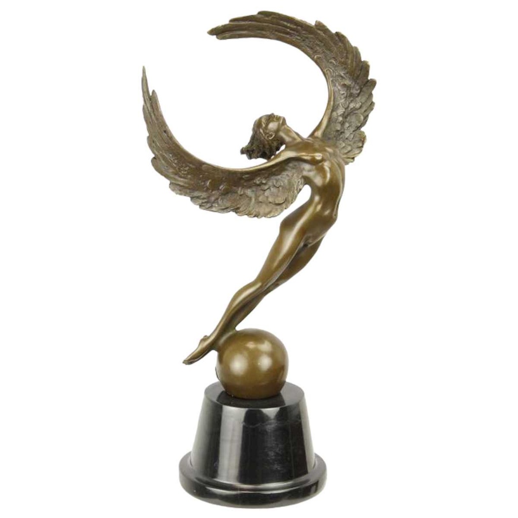 [LA-82581] Bronzeskulptur Bronzefigur Der aufgehende Tag