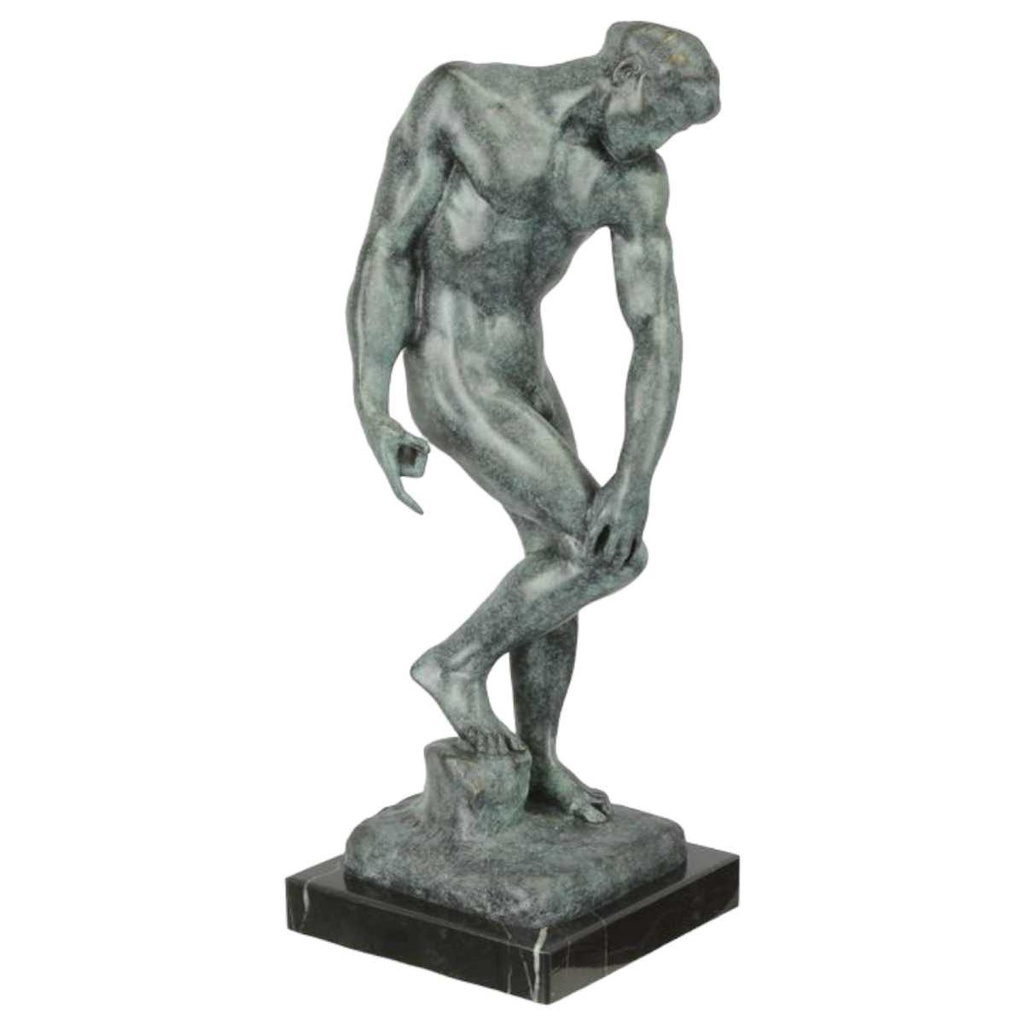 [LA-82583] Bronzeskulptur Bronzefigur Adam #82583