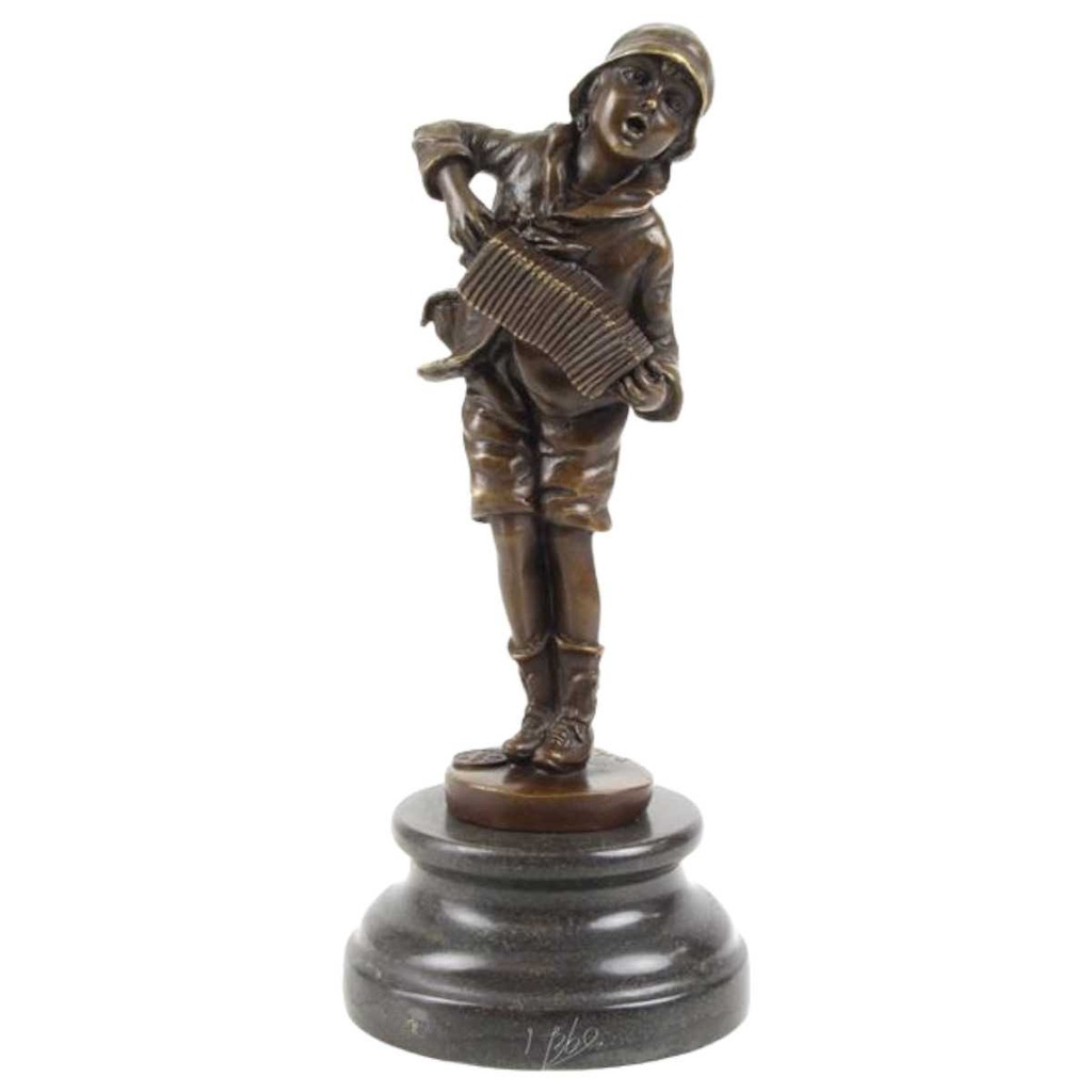 [LA-82623] Bronzeskulptur Bronzefigur Lazzarone genannt